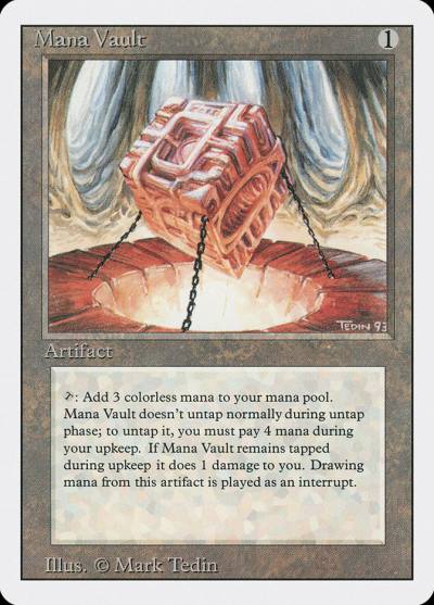 Mana Vault 3ED-263 Revised Edition Magic card