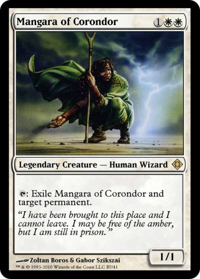 Mangara of Corondor TD0-B7 Magic Online Theme Decks Magic card