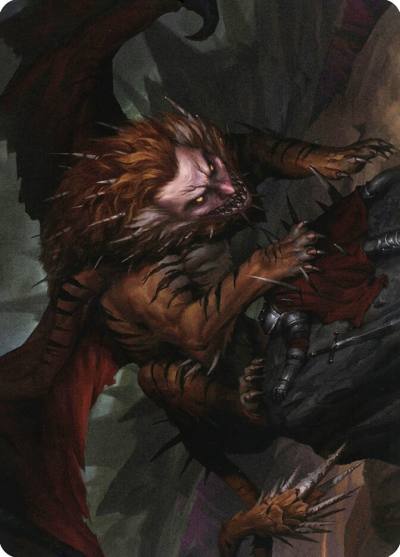 Manticore // Manticore AAFR-6 Adventures in the Forgotten Realms Art Series Magic card