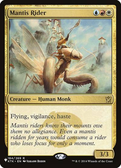 Mantis Rider PLST-KTK-184 The List Magic card