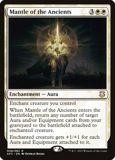 Mantle of the Ancients AFC-8 Forgotten Realms Commander Magic card