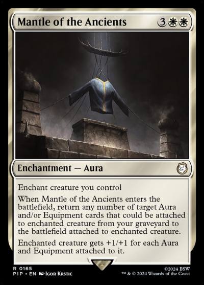 Mantle of the Ancients PIP-165 Fallout Magic card