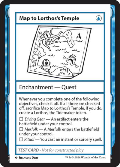 Map to Lorthos's Temple MB2-531 Mystery Booster 2 Magic card