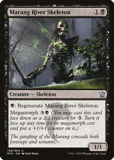 Marang River Skeleton 108 Dragons of Tarkir Magic card