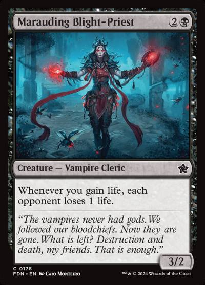 Marauding Blight-Priest FDN-178 Foundations Magic card