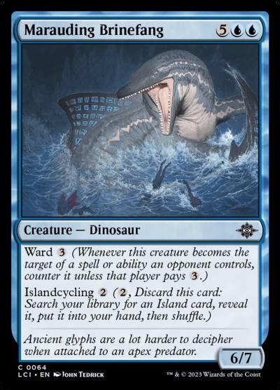 Marauding Brinefang LCI-64 The Lost Caverns of Ixalan Magic card