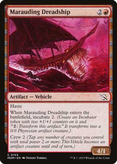 Marauding Dreadship MOM-153 March of the Machine Magic card