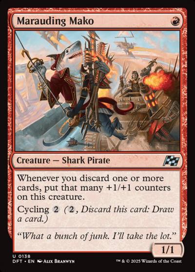 Marauding Mako DFT-138 Aetherdrift Magic card