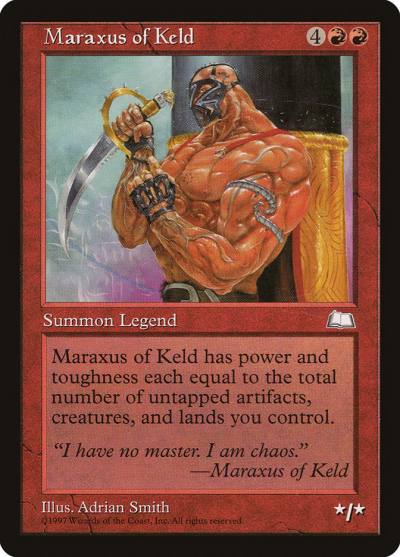Maraxus of Keld WTH-111 Weatherlight Magic card