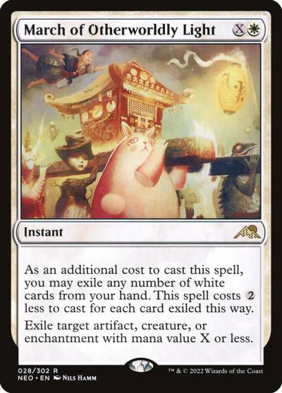 March of Otherworldly Light NEO-28 Kamigawa: Neon Dynasty Magic card