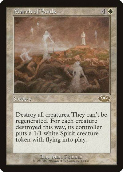 March of Souls PLS-10 Planeshift Magic card