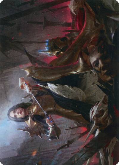 Marchesa, Resolute Monarch // Marchesa, Resolute Monarch AMOM-25 March of the Machine Art Series Magic card