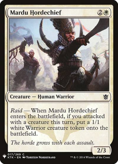 Mardu Hordechief PLST-KTK-17 The List Magic card