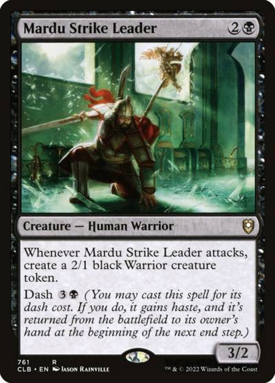 Mardu Strike Leader CLB-761 Commander Legends: Battle for Baldur's Gate Magic card