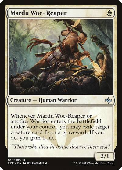 Mardu Woe-Reaper 18 Fate Reforged Magic card