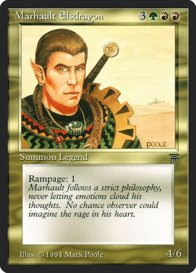 Marhault Elsdragon LEG-244 Legends Magic card