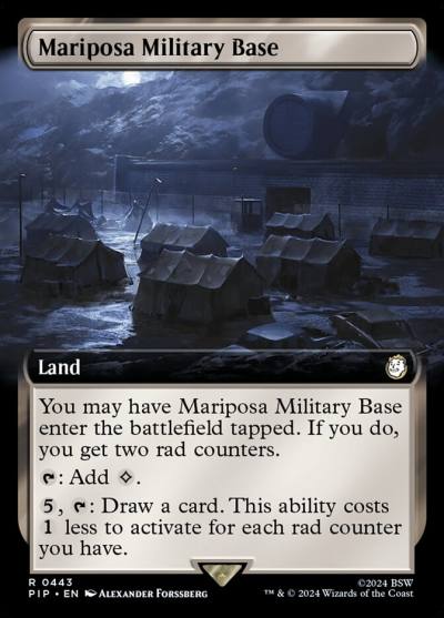 Mariposa Military Base PIP-443 Fallout Magic card