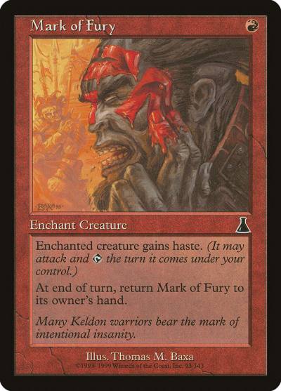 Mark of Fury UDS-93 Urza's Destiny Magic card