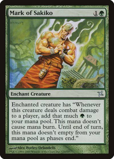 Mark of Sakiko BOK-135 Betrayers of Kamigawa Magic card