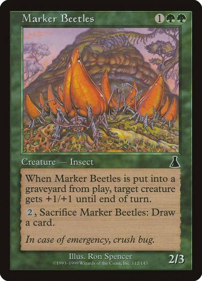 Marker Beetles UDS-112 Urza's Destiny Magic card