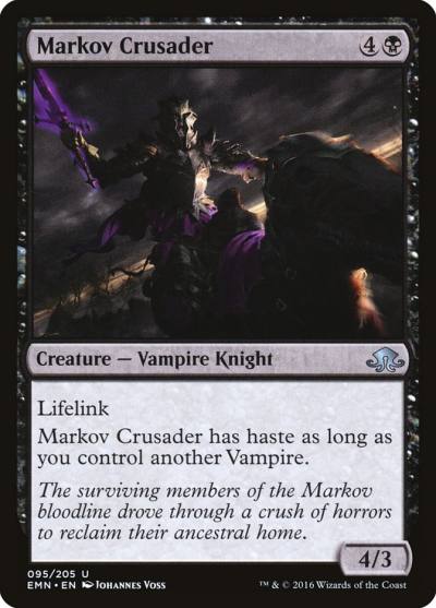 Markov Crusader EMN-95 Eldritch Moon Magic card