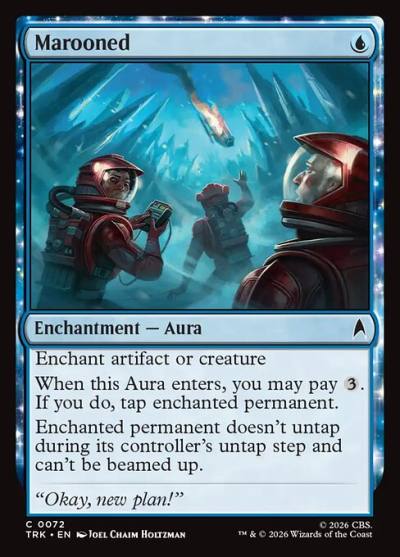 Marooned TRK-72 Star Trek Magic card