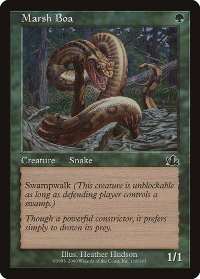 Marsh Boa PCY-118 Prophecy Magic card