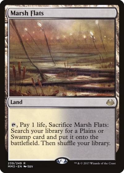 Marsh Flats MM3-239 Modern Masters 2017 Magic card