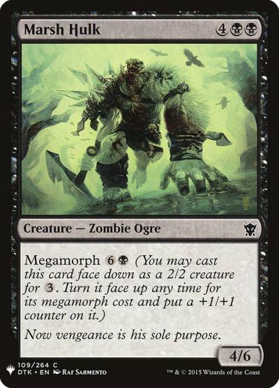 Marsh Hulk PLST-DTK-109 The List Magic card