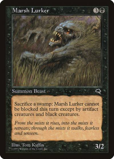 Marsh Lurker TMP-144 Tempest Magic card