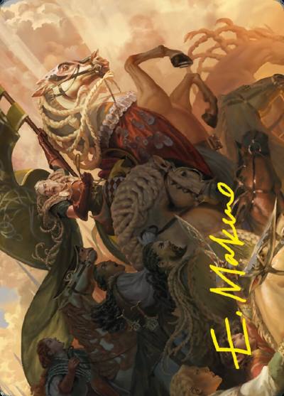 Marshal's Anthem // Marshal's Anthem ALTR-68 Tales of Middle-earth Art Series Magic card