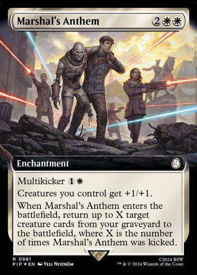 Marshal's Anthem PIP-981 Fallout Magic card