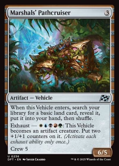 Marshals' Pathcruiser DFT-236 Aetherdrift Magic card