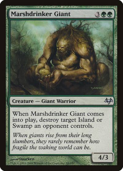 Marshdrinker Giant 69 Eventide Magic card