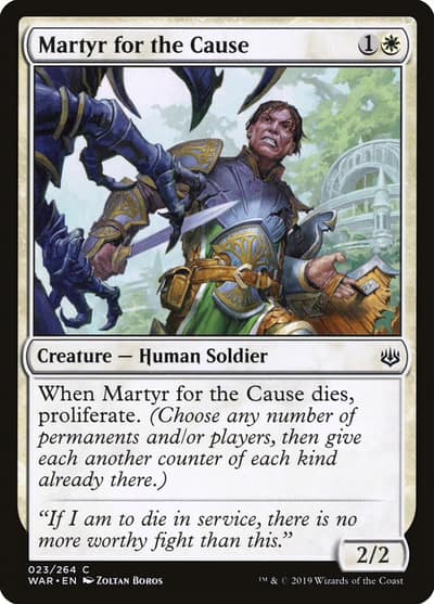 Martyr for the Cause 23 War of the Spark Magic card