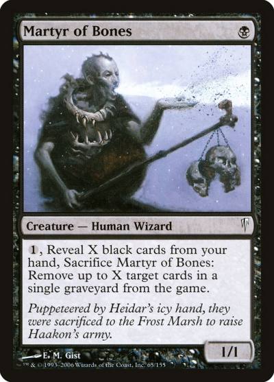 Martyr of Bones CSP-65 Coldsnap Magic card
