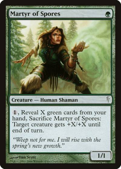 Martyr of Spores 113 Coldsnap Magic card