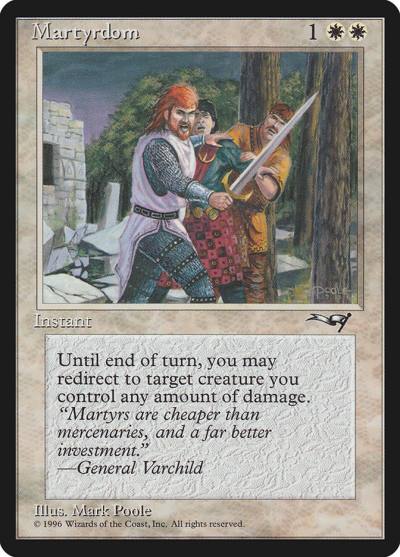 Martyrdom ALL-10A Alliances Magic card