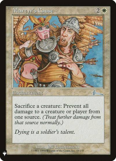 Martyr's Cause PLST-ULG-13 The List Magic card