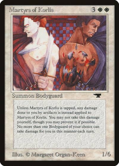 Martyrs of Korlis ATQ-6 Antiquities Magic card