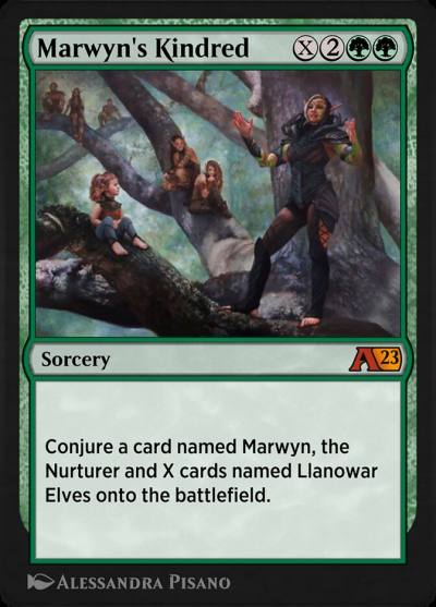Marwyn's Kindred YDMU-16 Alchemy: Dominaria Magic card