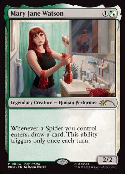 Mary Jane Watson PSPM-4 Marvel's Spider-Man Promos Magic card