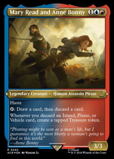 Mary Read and Anne Bonny ACR-242 Assassin's Creed Magic card