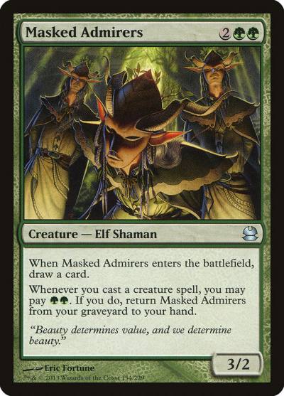 Masked Admirers MMA-154 Modern Masters Magic card