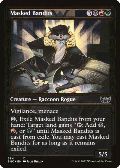 Masked Bandits SNC-384 Streets of New Capenna Magic card