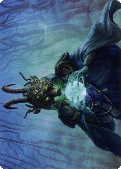 Masked Vandal // Masked Vandal AKHM-49 Kaldheim Art Series Magic card