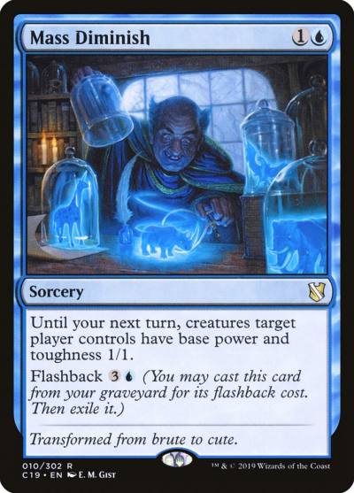 Mass Diminish C19-10 Commander 2019 Magic card