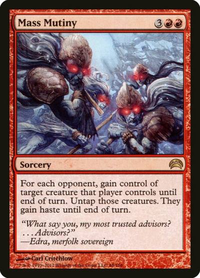 Mass Mutiny PC2-48 Planechase 2012 Magic card