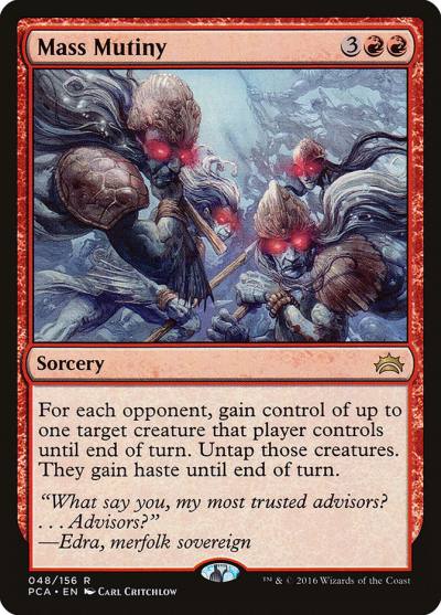 Mass Mutiny PCA-48 Planechase Anthology Magic card