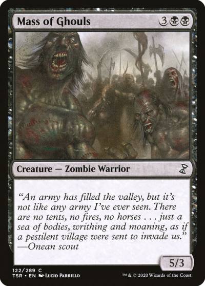 Mass of Ghouls TSR-122 Time Spiral Remastered Magic card